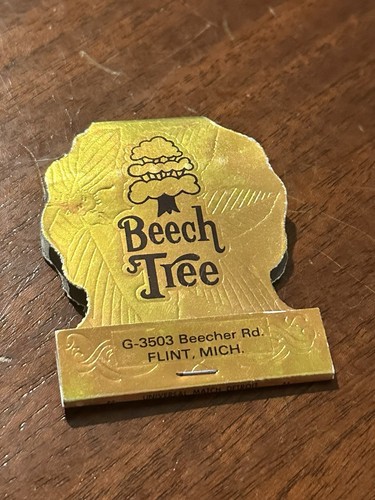 Vintage matchbook beech tree - vintage,