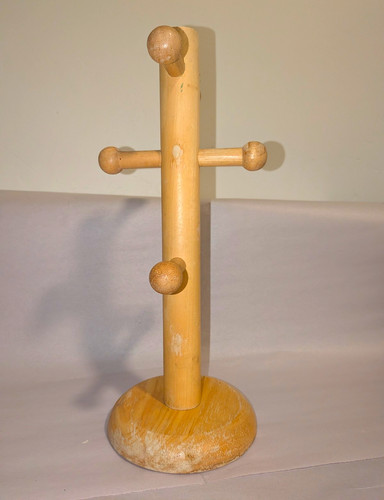 Wood beech freestanding - wood, mug